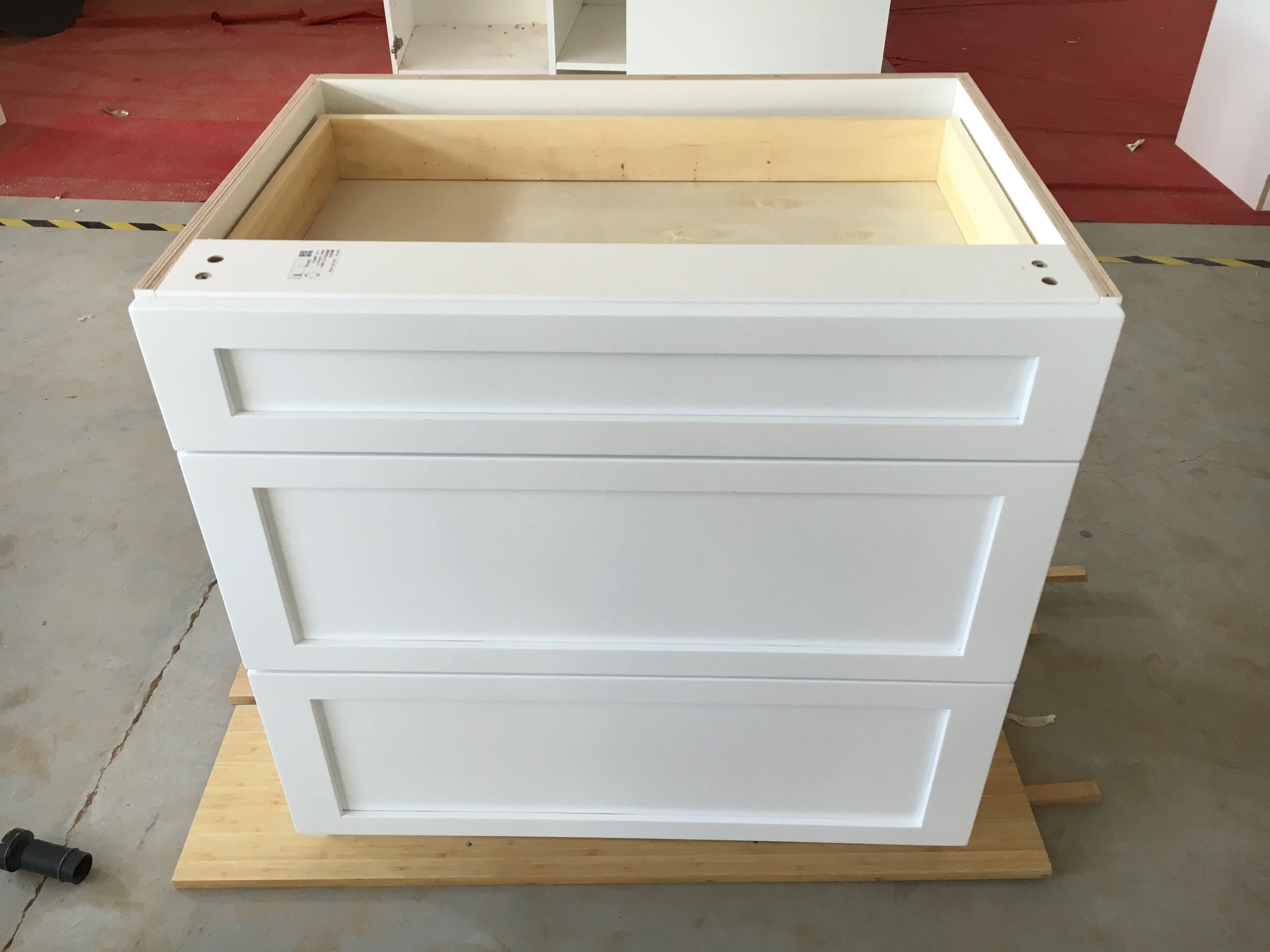 American style RTA cabinetry white shaker door wood kitchen cabinets in USA