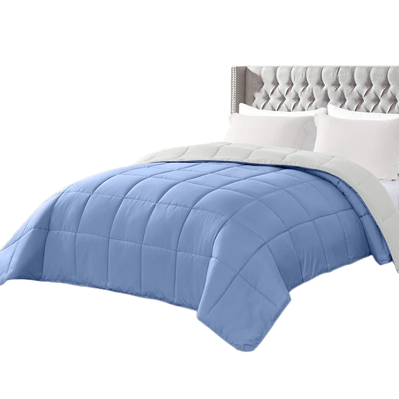 Wholesale queen microfiber winter bedroom cooling white goose down comforter sets king size luxury bedding