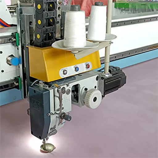 Automatic Computerized Single Needle continuous mattress quilting cutting machine home textile blanket bed sofa making machinery