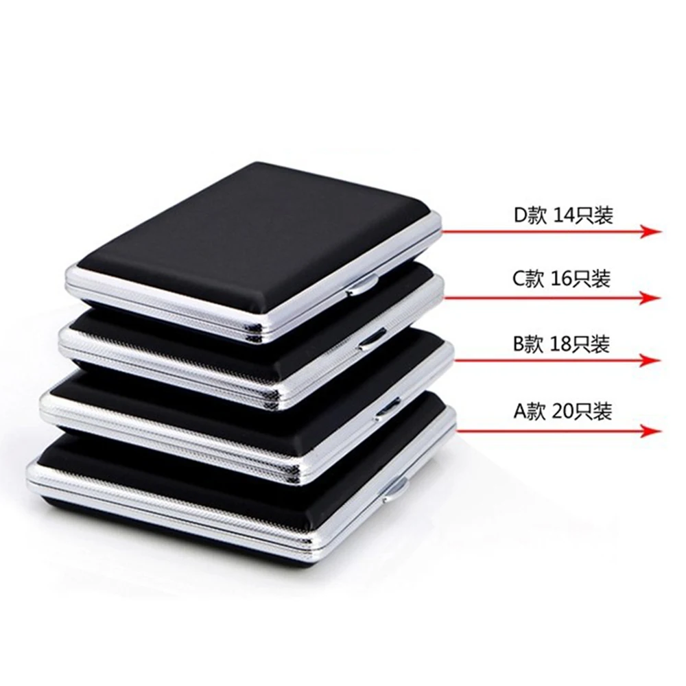 Custom Print Bling PU Metal Cigarette Case