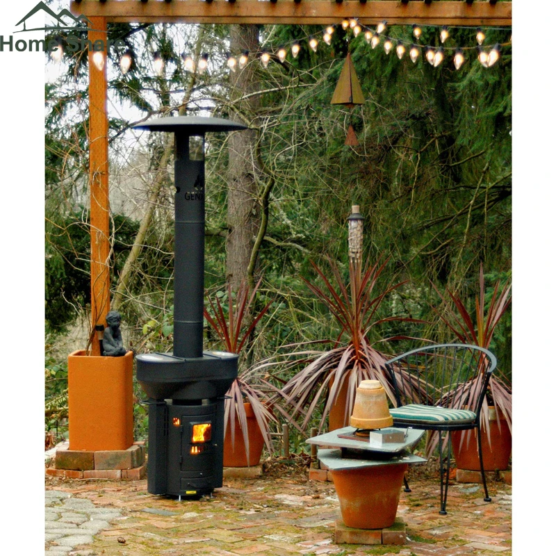 Safe Outdoor Wood Pellet Heater Smokeless Wood Burning Pellet Stove