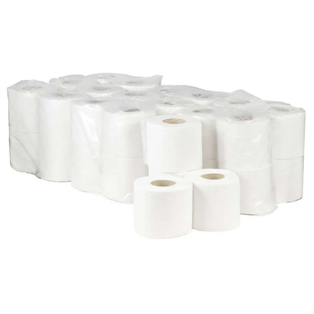 Customized Comfort White 2 ply 12 Double rolls Printed Virgin Wood Pulp Core Toilet paper/ Bath tissue roll