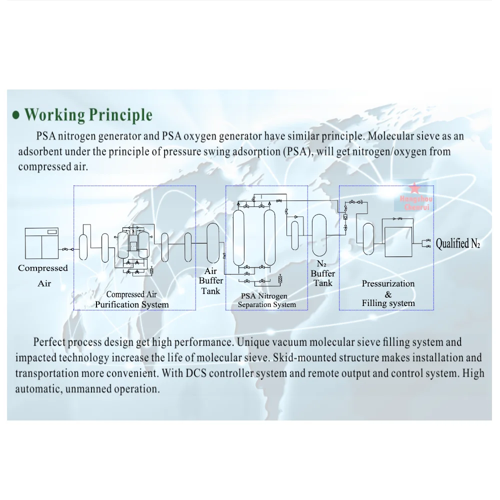 99.9995% Purity The Most Mature And Reliable PSA Technology In The World Generation Nitrogen Machine