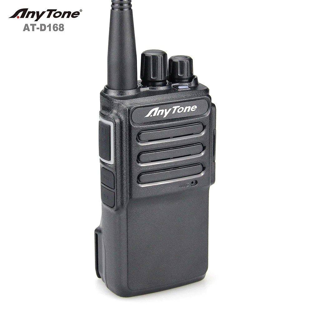 2024 Hot sales New product Anytone AT-D168 Handheld Walkie Talkie DMR Digital Radio 256 Channels AES256 Encryption Type C charge