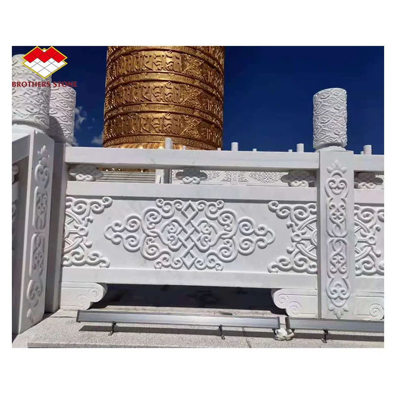 Popular Granite Stone Chinese Outdoor G603 granite Stairs Balusters granite vertical handrail  Exterior