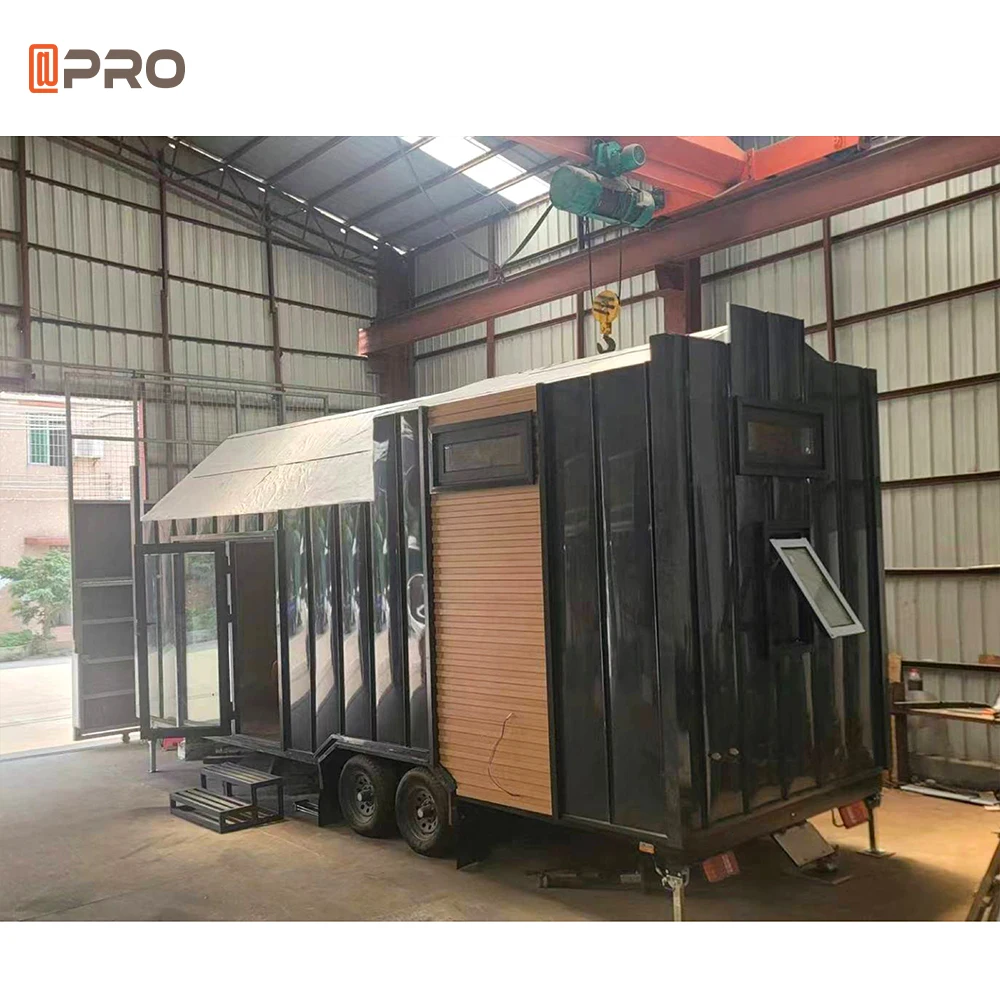 APRO Factory Direct Tiny Home On Wheels Trailer Prefab House Prefabricate Tiny House