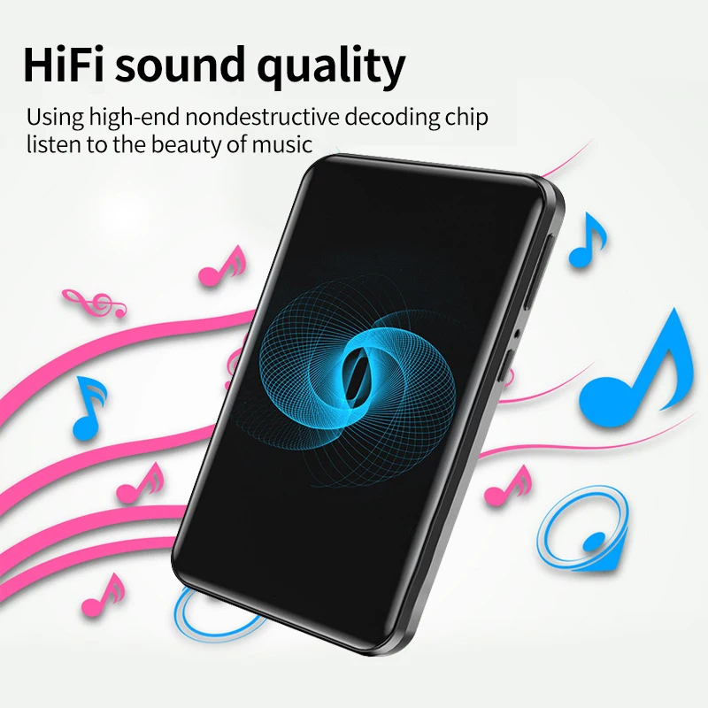 311 Wifi Version Large 4 Inch High Sound Quality High Definition Portable Music Video Mp3 Player Support Mp4,wav Black ODM Card