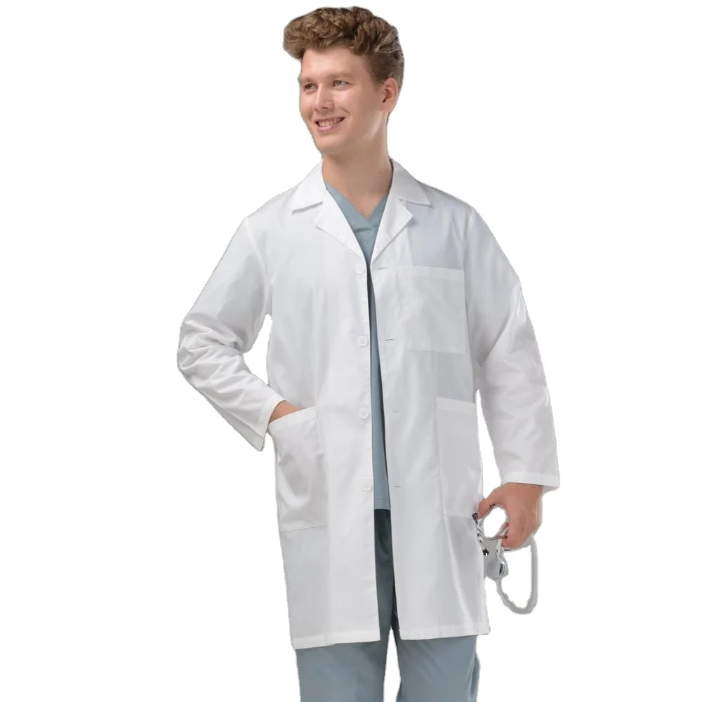 hospital use uniform white doctor lab coat