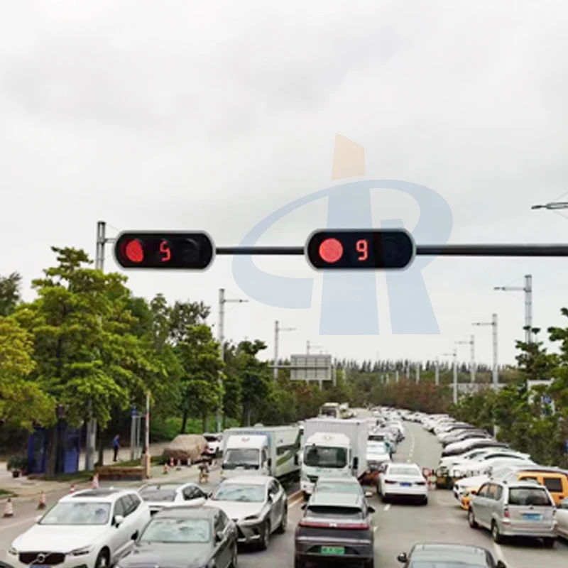 Screen Street Round Red and Green Changing Device Portable Solar  Railway  Xsle 120mm  for Kids Traffic signal Lights Led