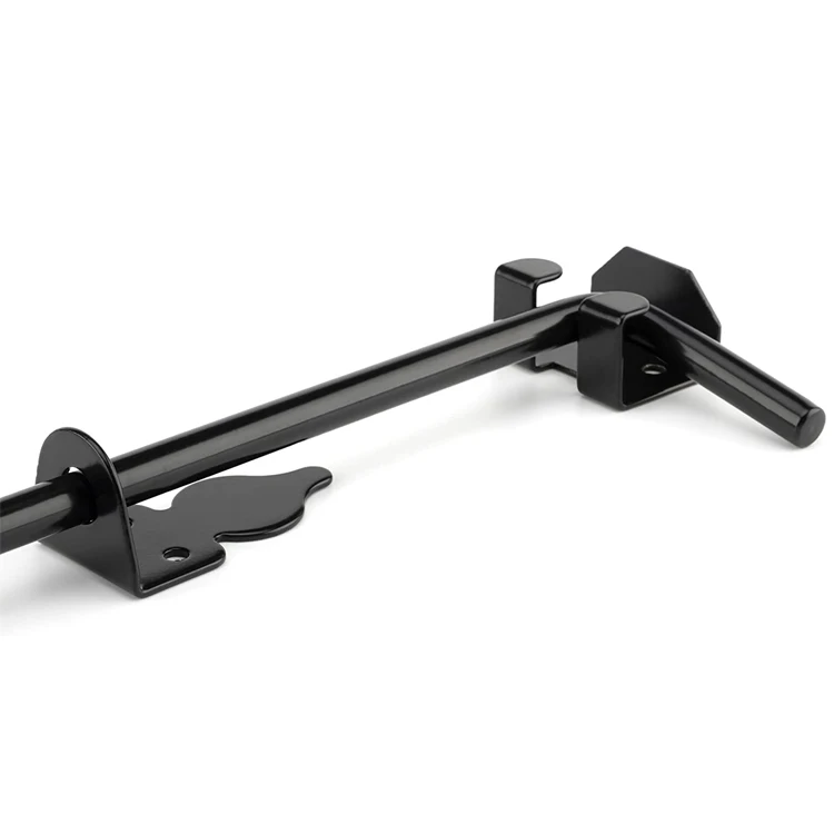 wood gate rod wood fence gate rod holding black open expanded view link gate outdoor living heavy duty rod black