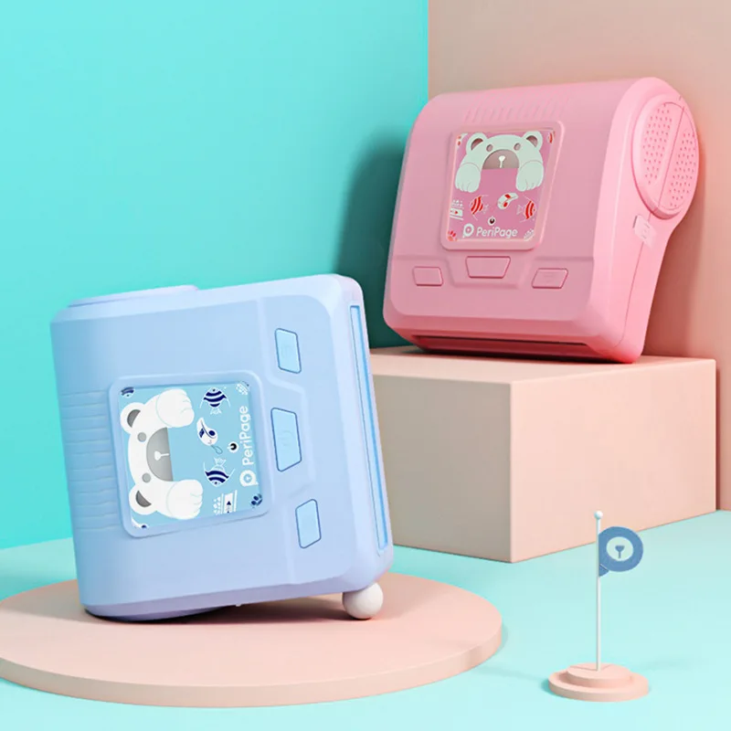 Peripage A3 PeriPage Pocket Photo Printer Blue*tooth Connection Mini Portable Thermal Printer With Mobile Phone Android iOS 80mm