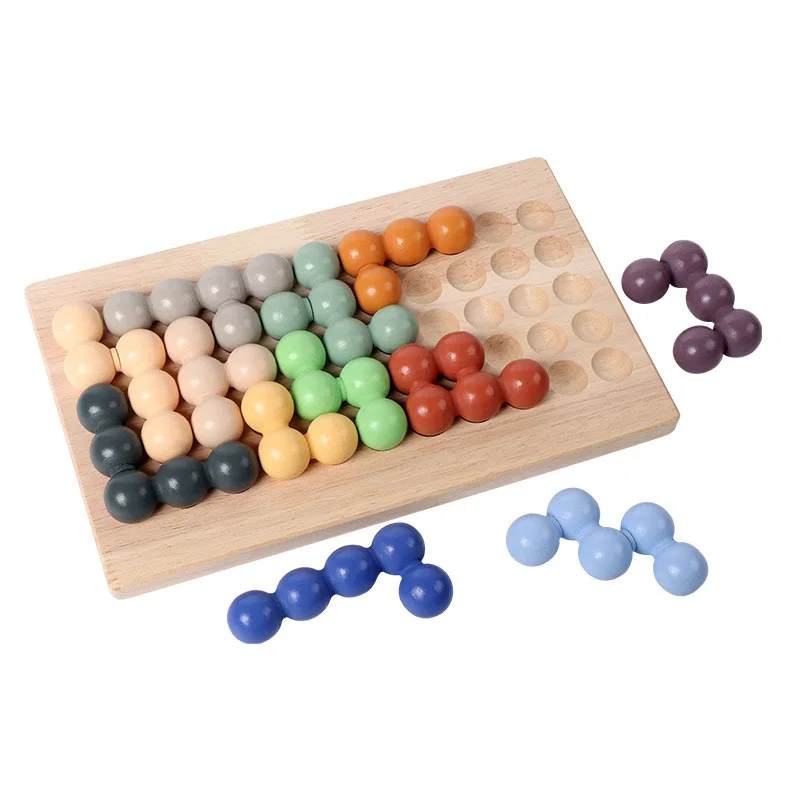New Design Puzzle Early Education Wisdom Bead Platter Focuses On Improving Logical Thinking Train Educations Toys For Kids
