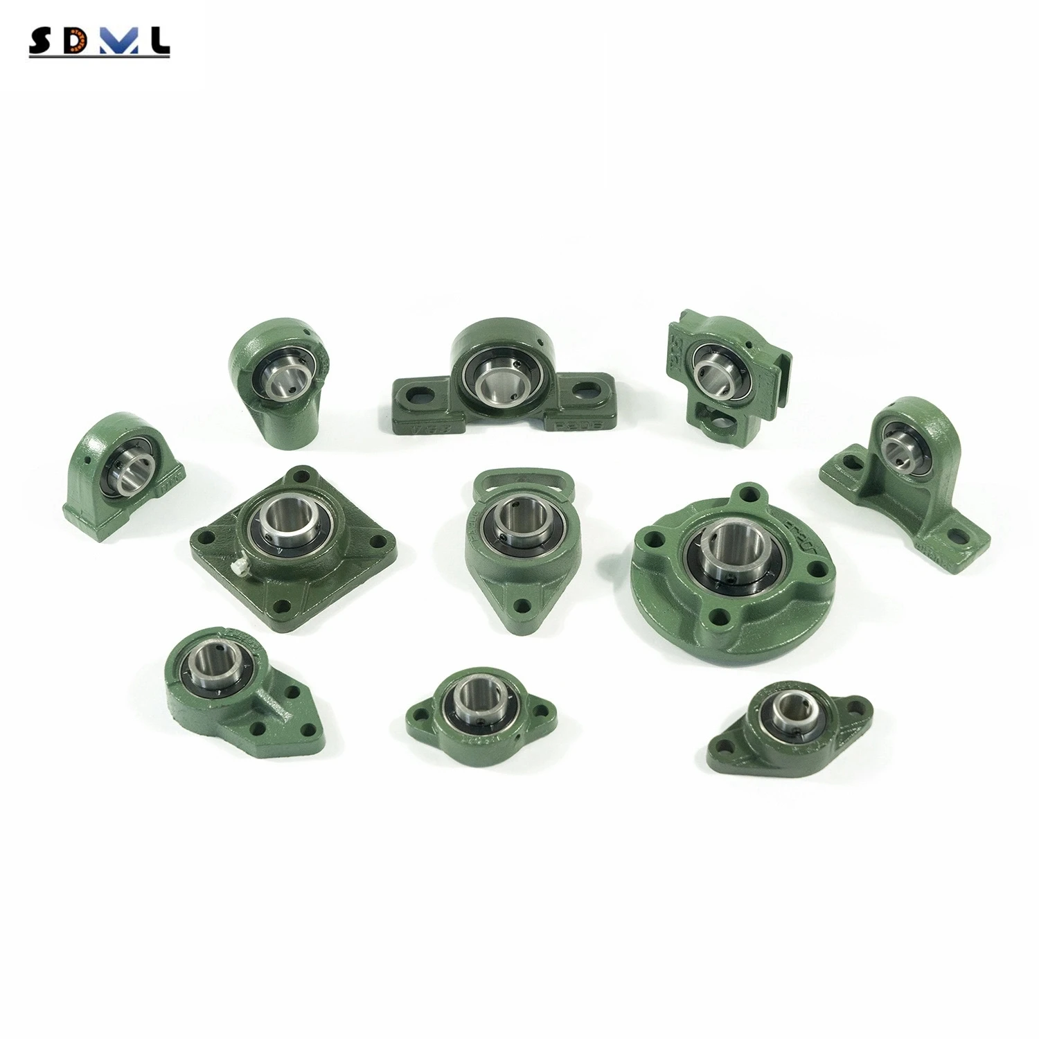 Small Series Zinc Alloy Mounted Ball Bearing 8/10/15/17mm Shaft Diameter Pillow Block Bearing