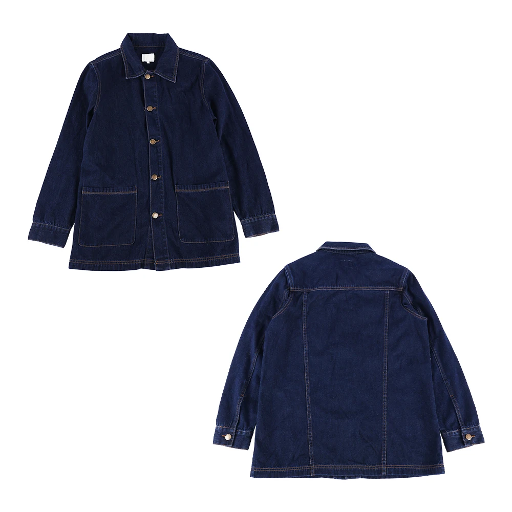 Long Sleeves Button Lady Jeans Jackets Chaqueta De Vaquero Denim Jackets For Women