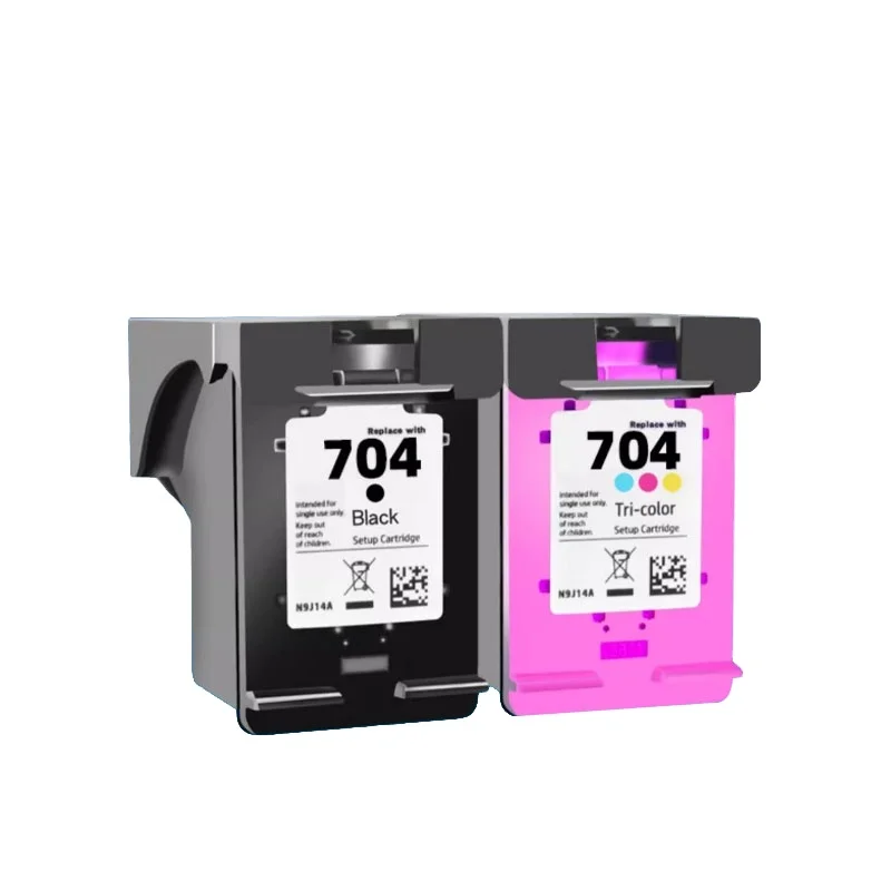 FULUXIANG совместимый 704XL 704 XL CN692AA цветной струйный картридж для HP Deskjet 2010 2060 принтера