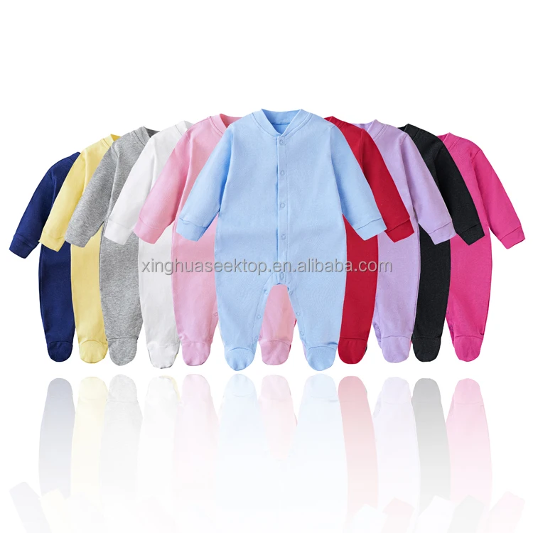 customized manufacturer cotton front door romper baby coveralls jumpsuit one piece