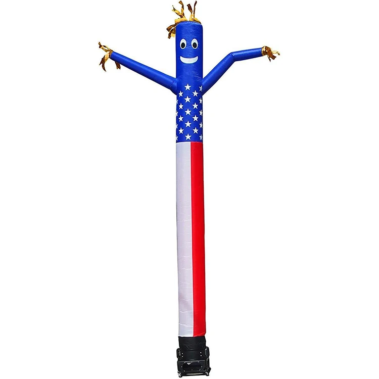 Clown cartoon theme inflatable dancing tube man air balloon wacky waving inflatable balloon man
