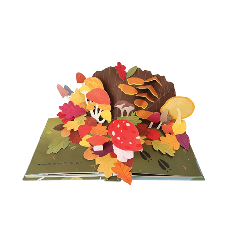 
Factory direct sale baby book 3d custom pop-up book 