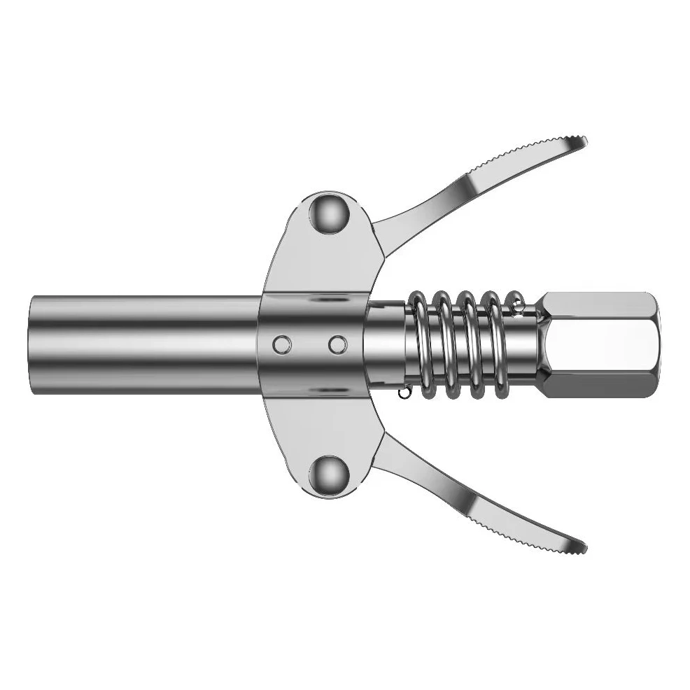 Best Selling Quick Release Grease Gun Nozzle Coupler 12000Psi Spring Loaded Grease Gun Coupler For All Grease Gun Fitting