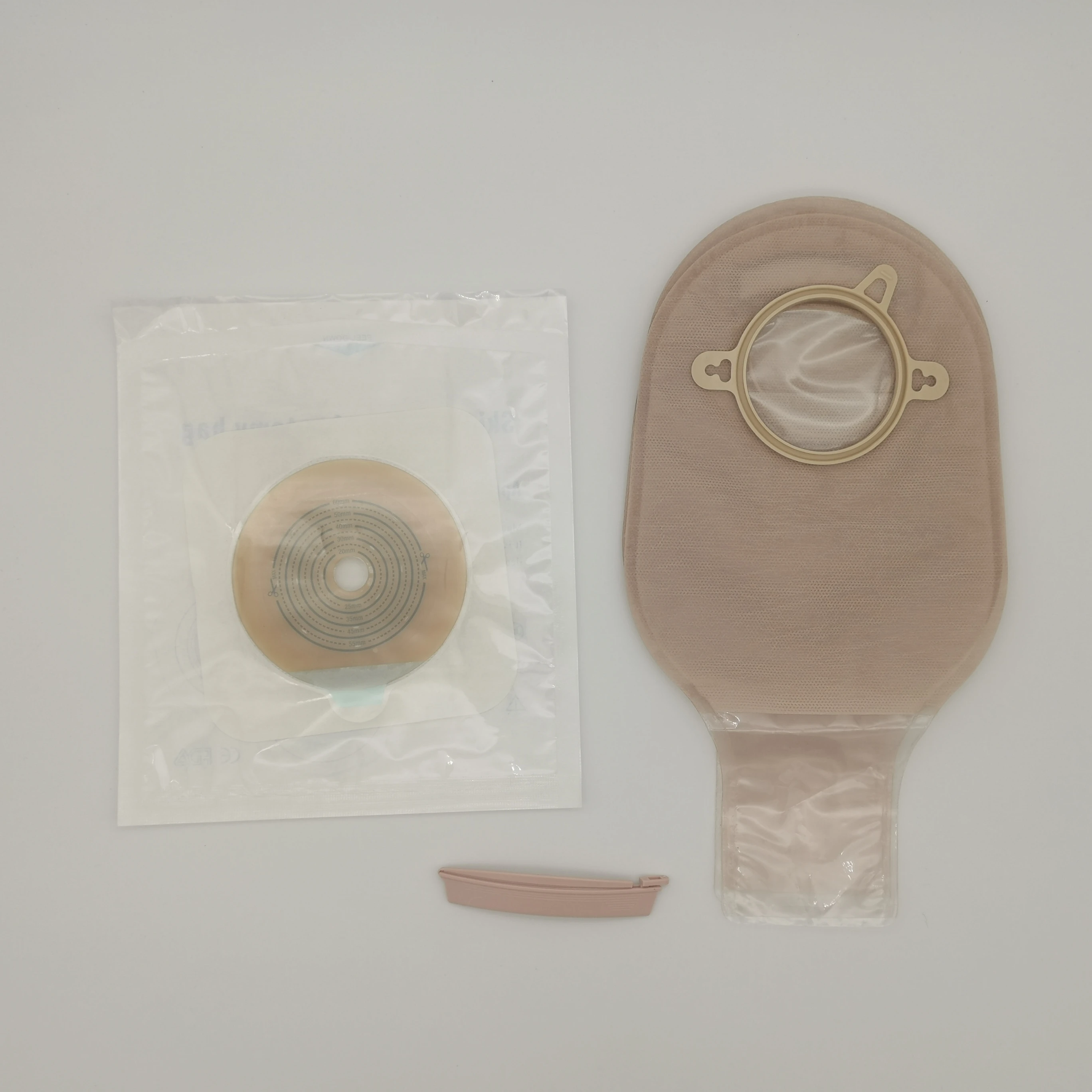 Two Pieces Ostomy Bag Covers With Clamp