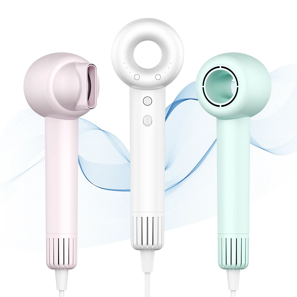 Компактный сухой Фен 2025 штепсельной вилки 1400 Вт Профессиональный малошумный выпрямитель высокоскоростной фен с магнитным диффузором