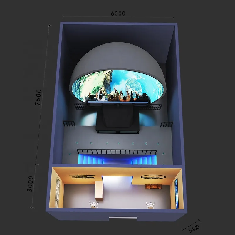 VR 9D Flight Cinema Virtual Reality Dynamic Motion Simulator 8/10 Seater Flight Theater VR/AR/MR Entertainment Equipment