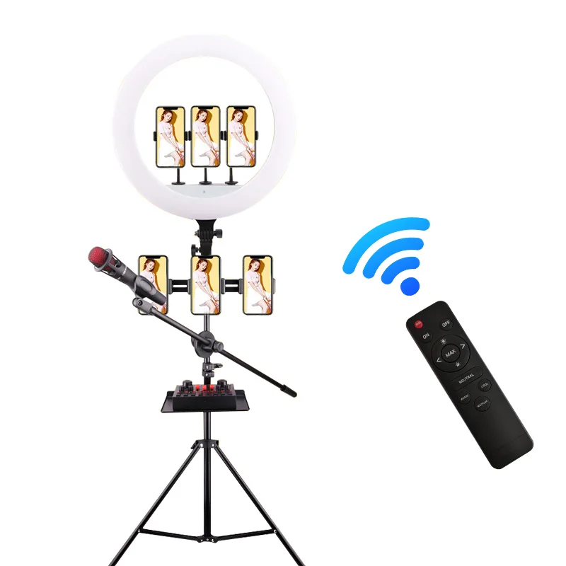Original Design Rl-18 Rl-21 18 21 Inch Ring Light 45cm 54cm Led Ringlight 2.1m Tripod Stand Remote