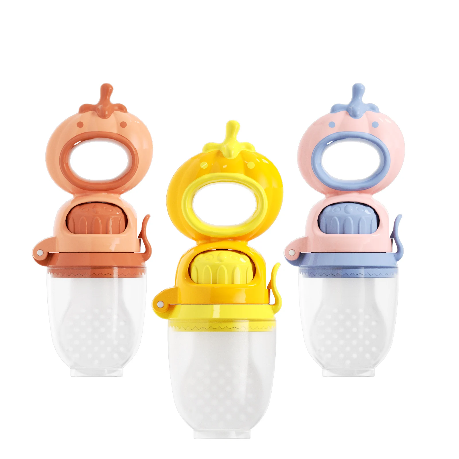 Jaybaby BPA Free  Newborn Silicone Baby Grey Fruit Feeder Pacifier Wholesale