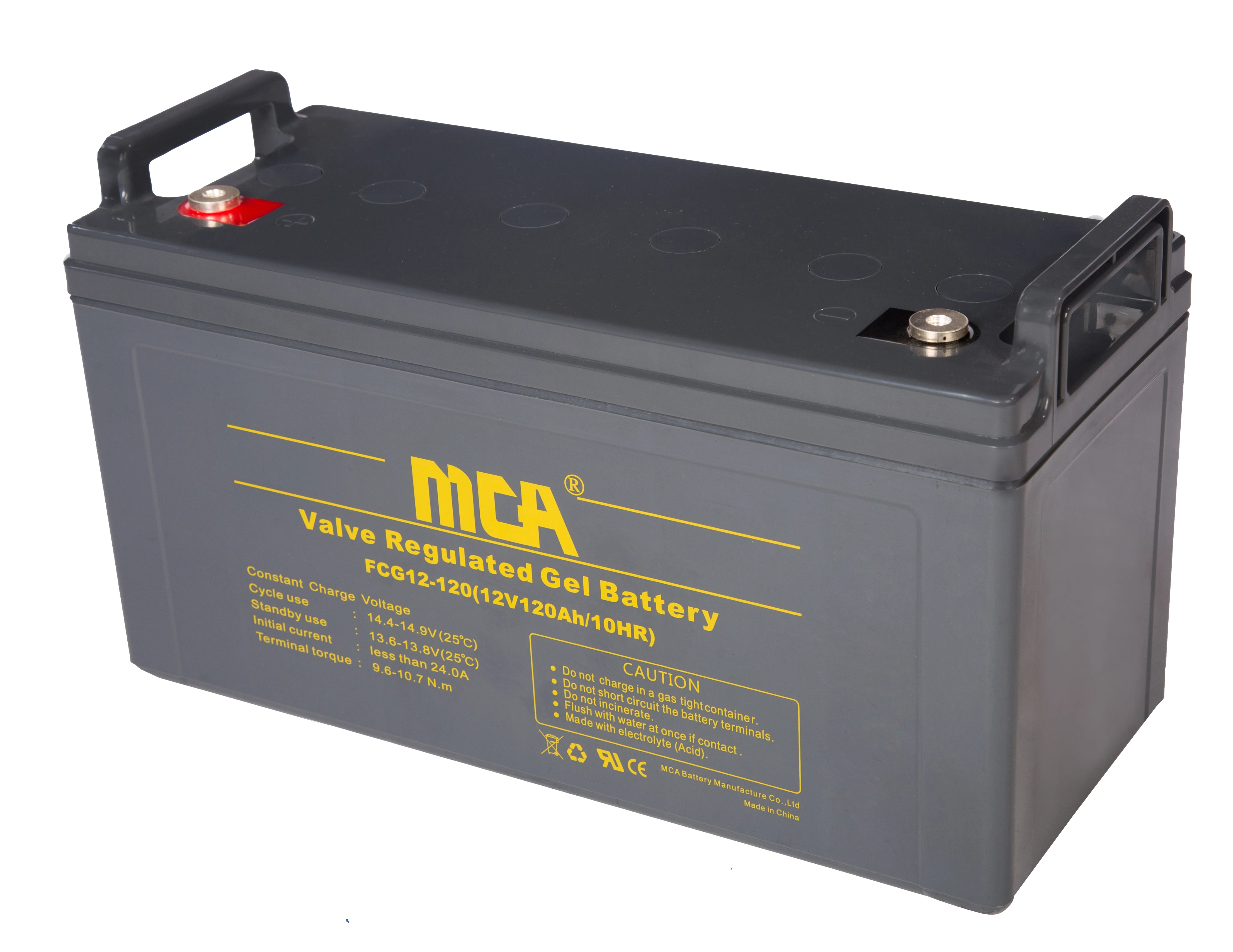 MCA Rechargeable Solar GEL Battery 12v 80Ah 100Ah 150Ah 200ah 250Ah VRLA Solar Energy Storage Lead Acid Batteries