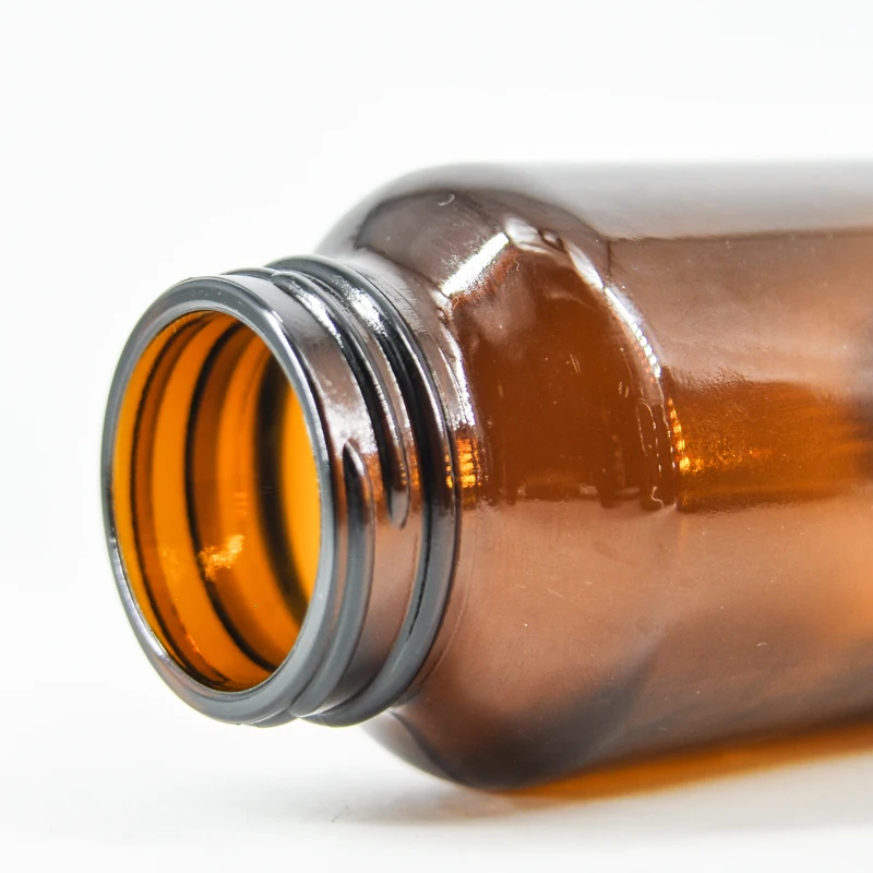 120ml 150ml 200ml 250ml 300ml  Tablet Capsule Amber Glass Medical Vitamin Pill Bottle