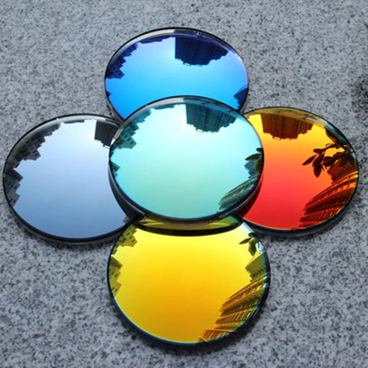 cr39 sun glasses colored photochromic polarized lens with anti reflective coating lens