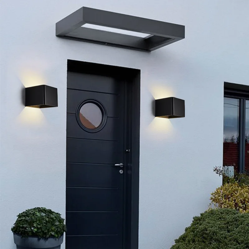 led wall lamp courtyard balcony garden outdoor stair lamp wall lamp