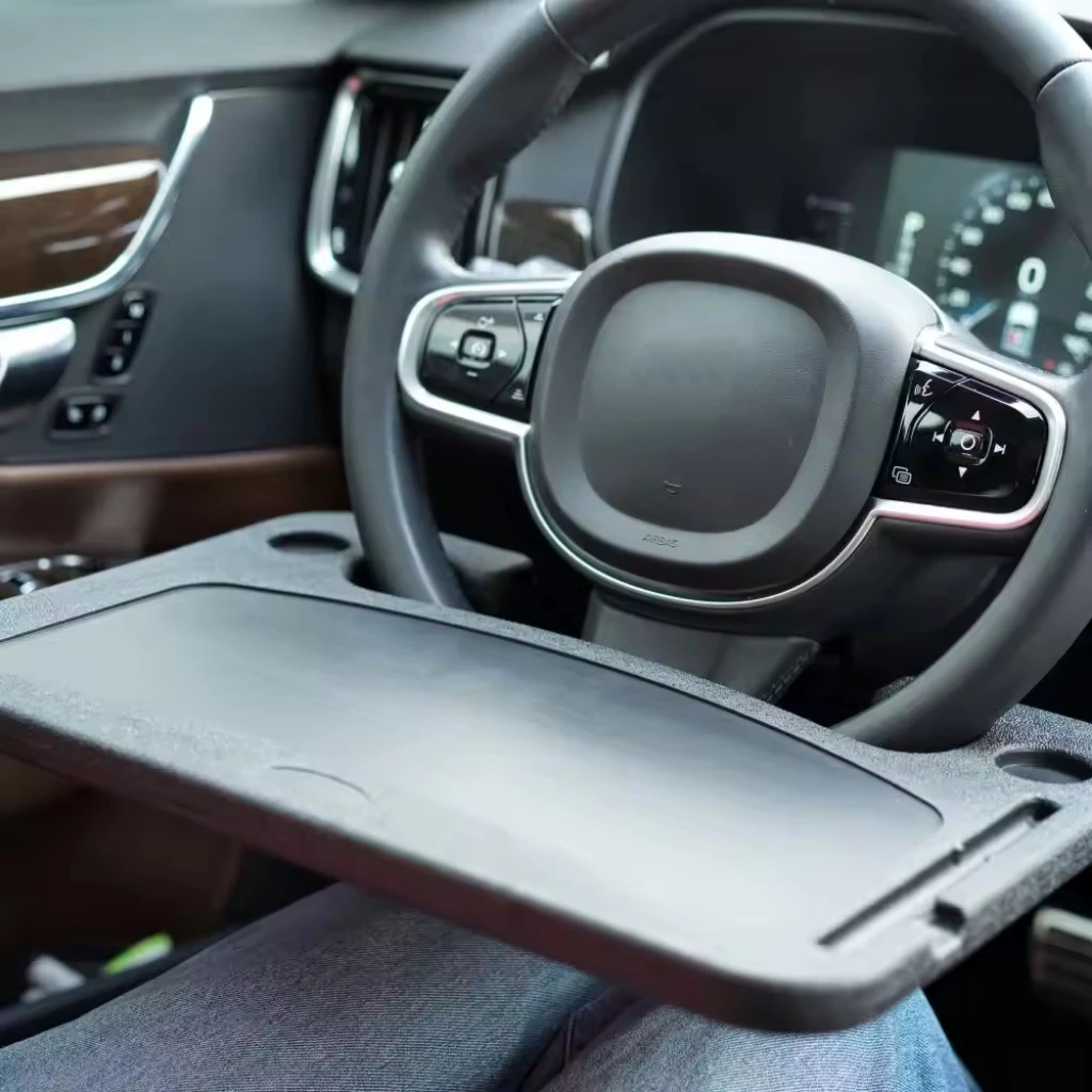 Car Interior  Accessories Car Universal Laptop Work Steering Wheel Portable Tray Table Desk Organizer