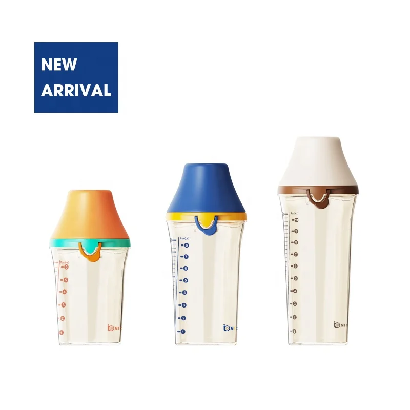 Nicepapa in china custom cute small 180 240 ml silicone nipple night feeding bottle for 1 year baby boy girl