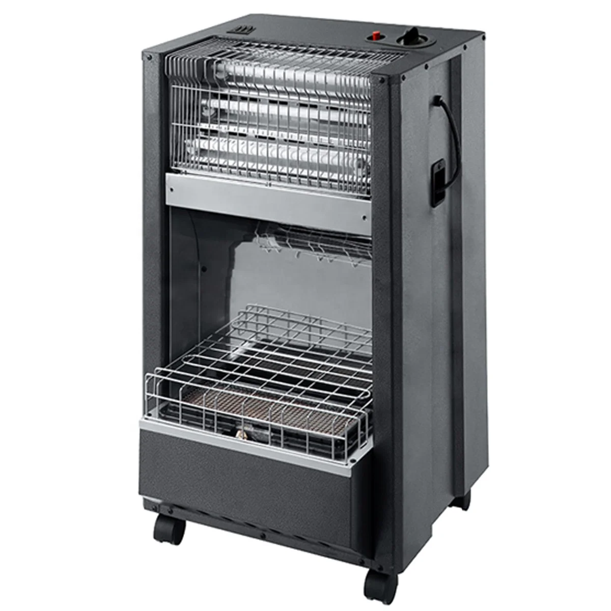 Mobile gas heater with BBQ cooking grill function  & Electric quartz heater