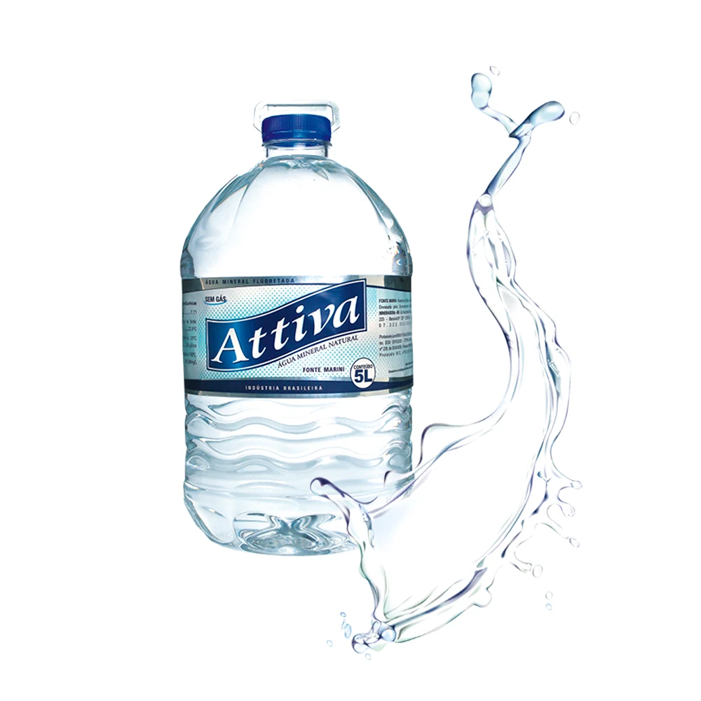 Дешевая оптовая питьевая вода Attiva, минеральная вода объемом 5 л, индивидуальный питьевой напиток от производителя, натуральная минеральная вода
