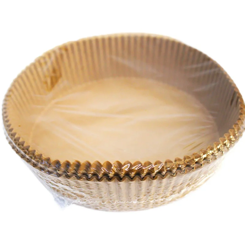 New design air fryer liners from yourself from washing dishes brown or white silicone coated air fryer parchment paper