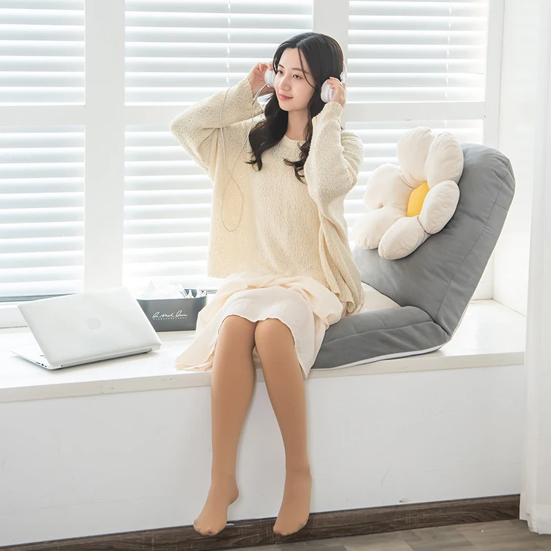 Japan Couch Stool Living Room Single Comfortable Floor Leisure Folding Office With Cushion Lazy Adjustable Recliner Chair Sofa