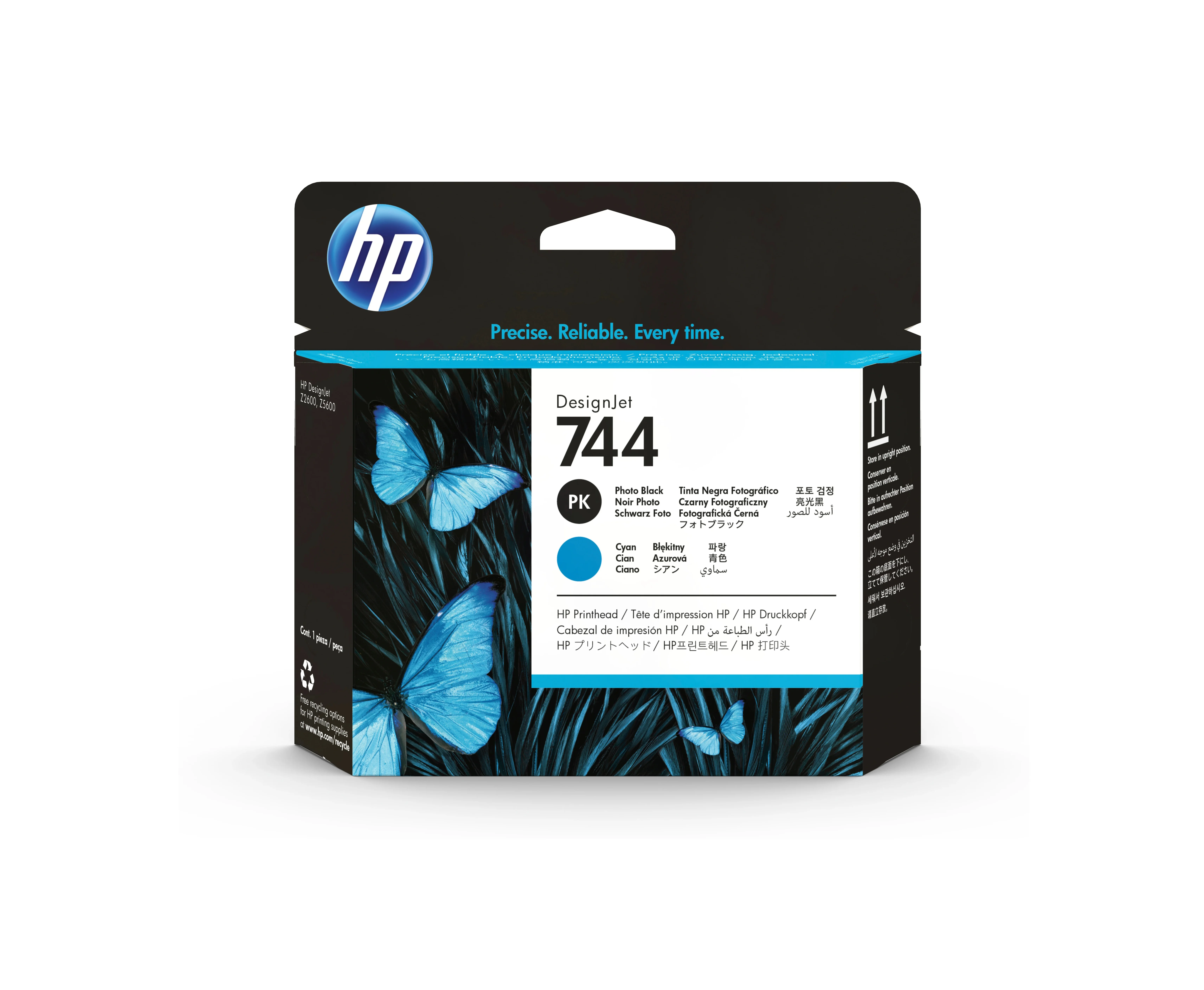 744 Printhead F9J86A Photo Black/Cyan F9J88A Matte Black/Chromatic Red F9J87A  Magenta/Yellow for DesignJet Z2600 ps, Z5600 ps