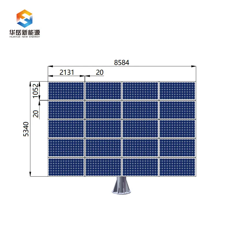 20pv-9kw solar tracker dual axis solar tracking sun tracker sun tracking solar panel tracking for 20 units solar tracker