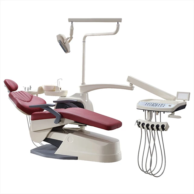 multi-founctional dental unit Latest Luxury Dentist Dental Chair with American Pipe FN-DU3 dental chair Korea