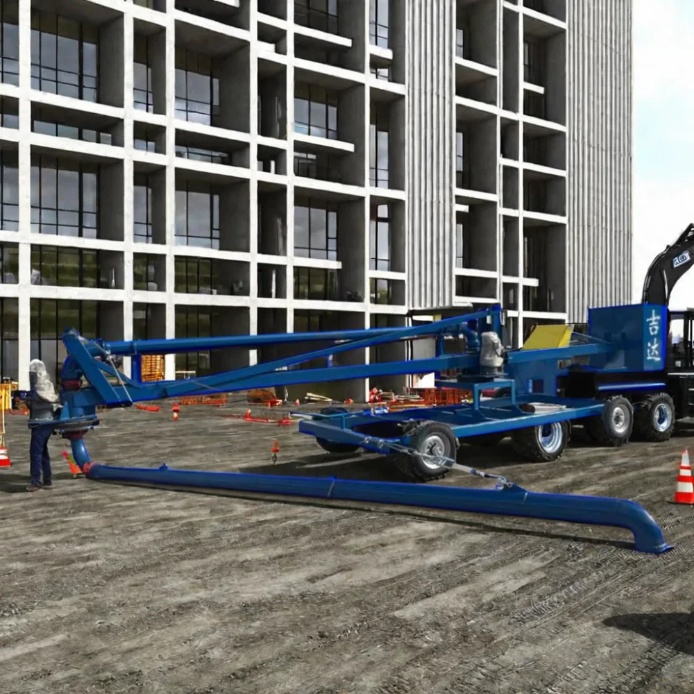 Factory Custom manual Type Concrete Placing Booms Concrete distributors BLG-15M