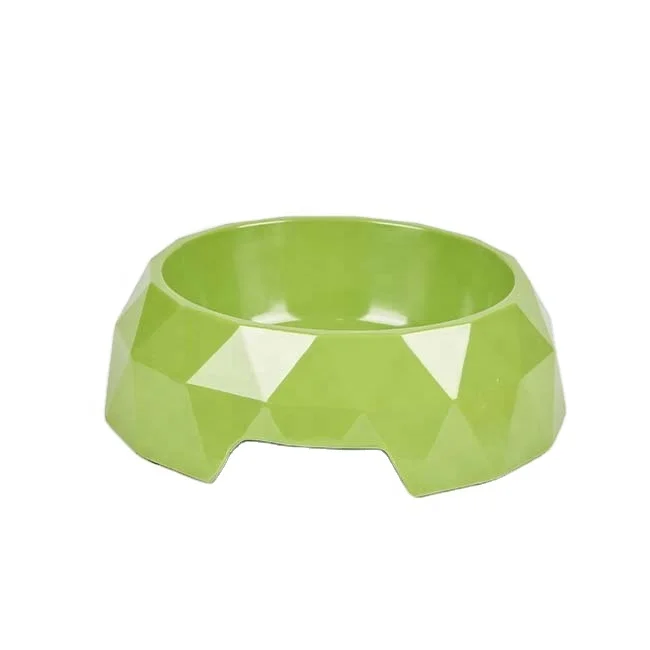 Double Layered Wall High Quality Biodegradable Reasonable Price Cat Dog MelaminePet Feeding Anti Slip Food Bowl Plastic