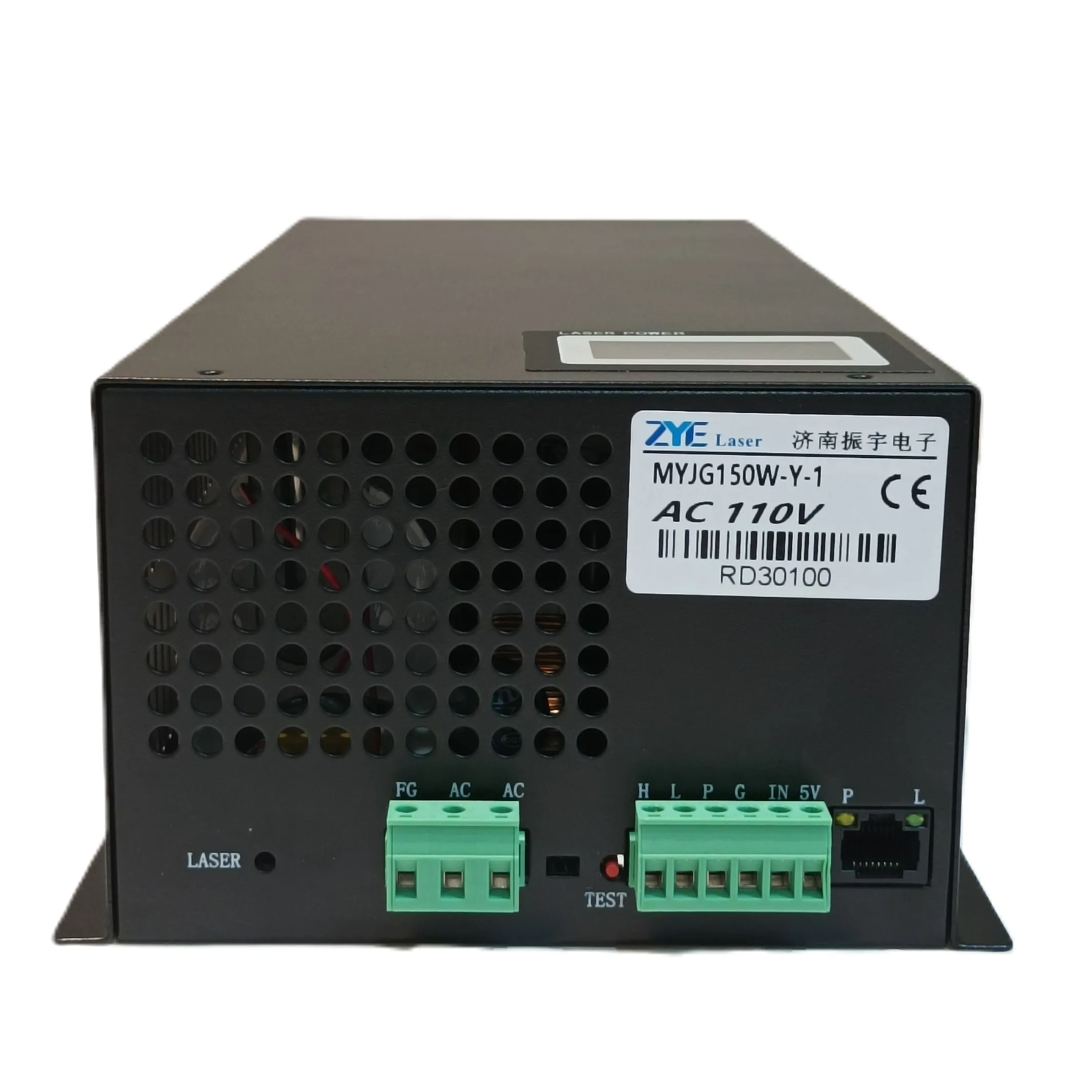 Источник питания 150W-Y-1 ZYE Laser MYJG 110V модель для лазерной резки CO2