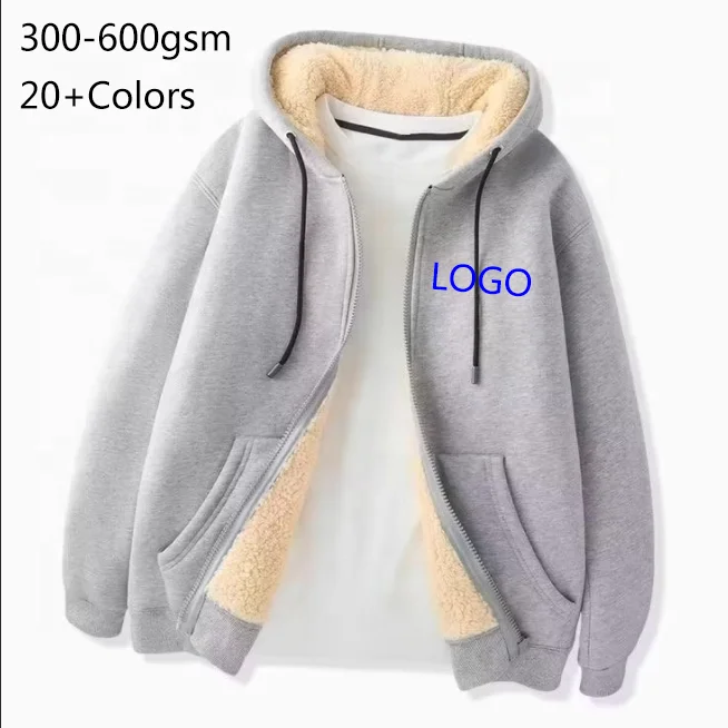 custom puff print hoodie streetwear fleece loose thick coat unisex high quality clothing manufacturers custom zip up hoodies