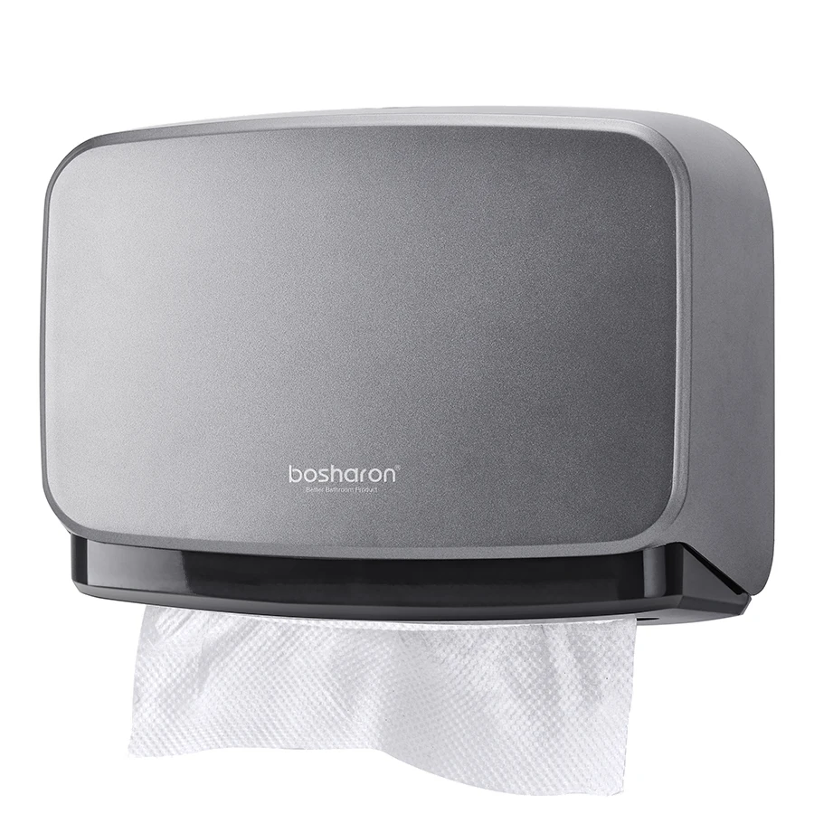Bosharon N M Z Multifold manual Paper Towel Dispenser Bathroom Toilet Kitchen Wall Mounted Automatic Cut Tissues Paper Dispenser
