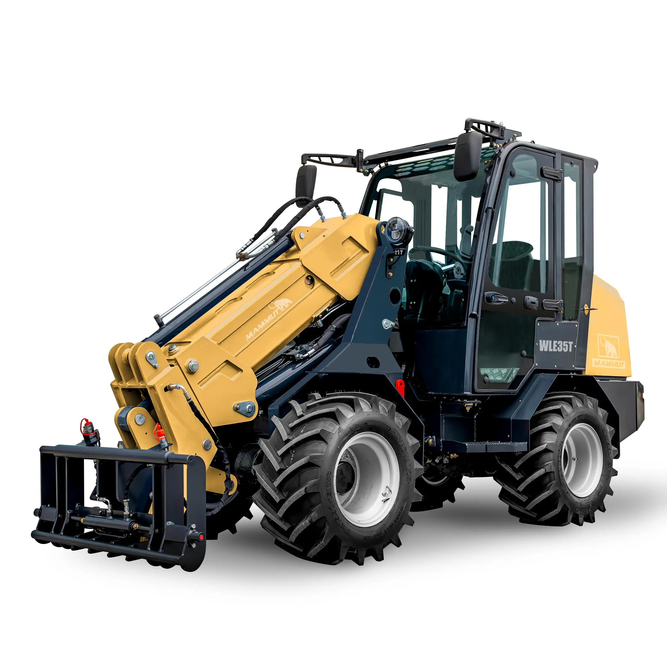 Electric Telescopic Loader WLE35T Farm machinery 1.2ton 1 ton mini radlader Lithium battery mini front loader