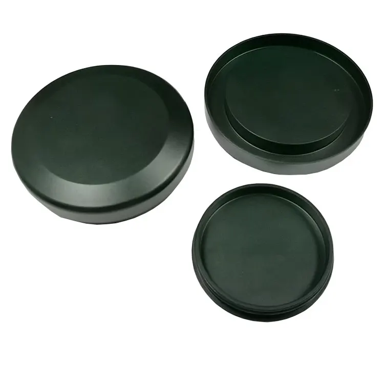 Snus Cans Aluminum Anodized Black Color 3 Layers Snuffbox CNC Metal Blank Snus Cans for Snus Packaging