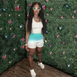 EB-2022051702 2022 Summer Clothes Women Sets Two Piece Night Club Wear Cropped Tank Tops Pants Tie Dye Outfits 2 Piece Set Women