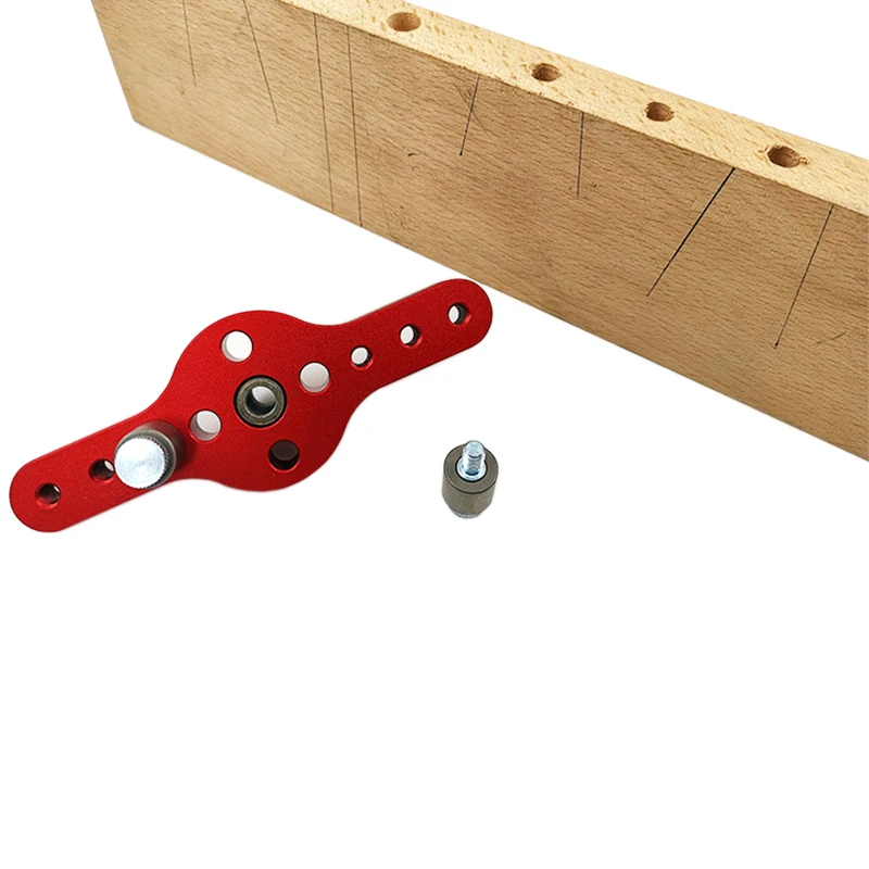 6/8/10mm Vertical Hole Jig Wood Dowel Hole Drilling Guide Jig Drill Bit Kit Joinery System Woodworking Drilling Locator